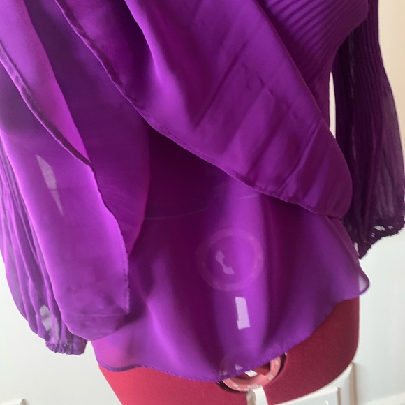 INC INTERNATIONAL CONCEPTS COLD SHOULDER BLOUSE - Picture 6 of 9